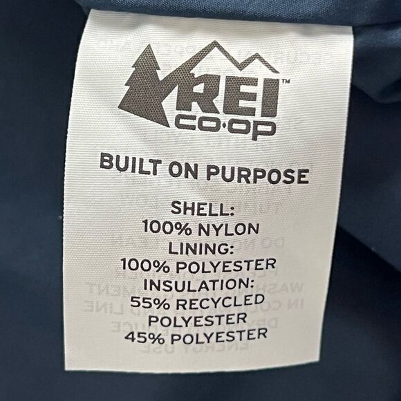 REI CO OP Woman’s lightweight Blue Packable Jacket Size Small - Picture 9 of 12